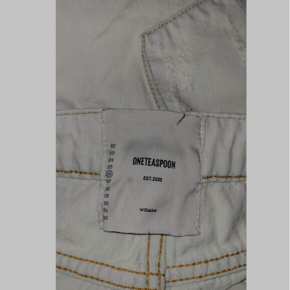 New One Teaspoon Brando Saints Destroyed Denim Jeans $178 Size 26 - Picture 8 of 8